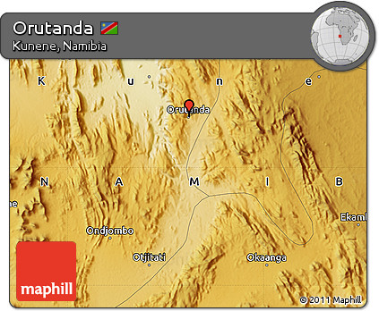 Physical Map of Orutanda
