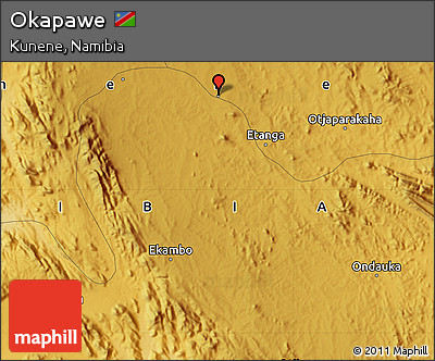 Physical Map of Okapawe