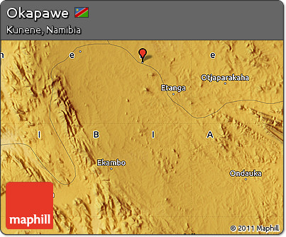 Physical Map of Okapawe