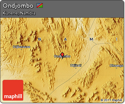Physical Map of Ondjombo