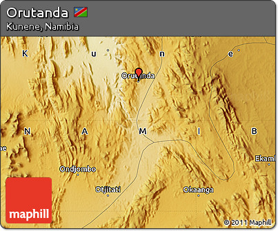 Physical Map of Orutanda