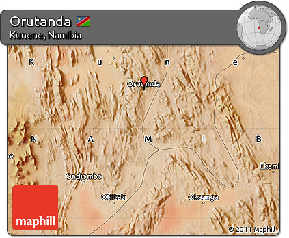 Satellite Map of Orutanda