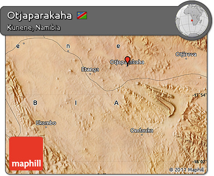 Satellite Map of Otjaparakaha