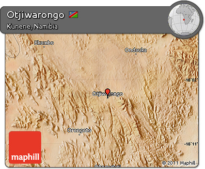 Satellite Map of Otjiwarongo