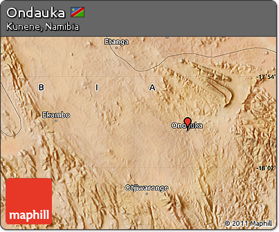 Satellite Map of Ondauka