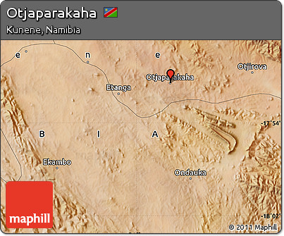 Satellite Map of Otjaparakaha