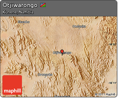 Satellite Map of Otjiwarongo