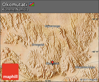 Satellite Map of Okomutati