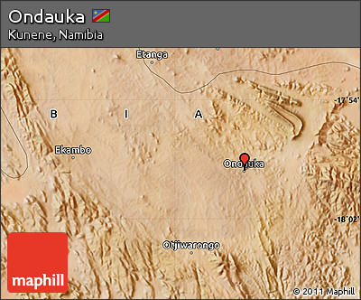 Satellite Map of Ondauka