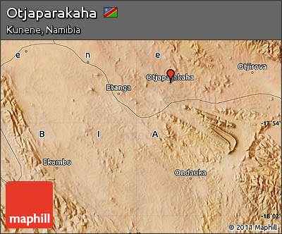 Satellite Map of Otjaparakaha