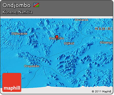 Political Panoramic Map of Ondjombo