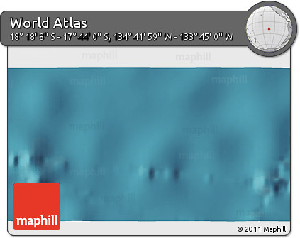 Satellite 3D Map of the Area around 18° 1' 4" S, 134° 13' 29" W