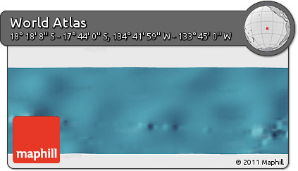 Satellite Panoramic Map of the Area around 18° 1' 4" S, 134° 13' 29" W