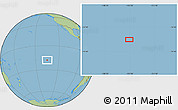 Savanna Style Location Map of the area around 18° 1' 4" S, 135° 4' 29" W
