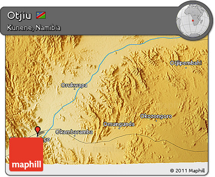 Physical 3D Map of Otjiu