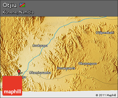 Physical 3D Map of Otjiu