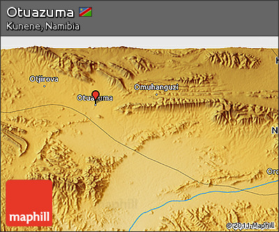 Physical 3D Map of Otuazuma