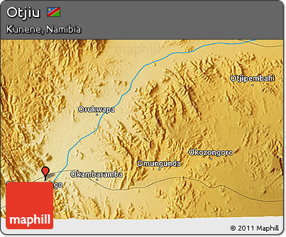 Physical 3D Map of Otjiu