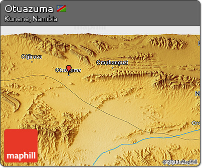 Physical 3D Map of Otuazuma