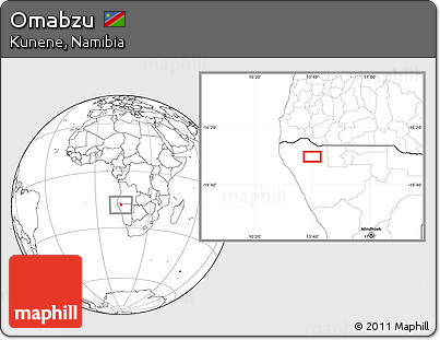 Blank Location Map of Omabzu