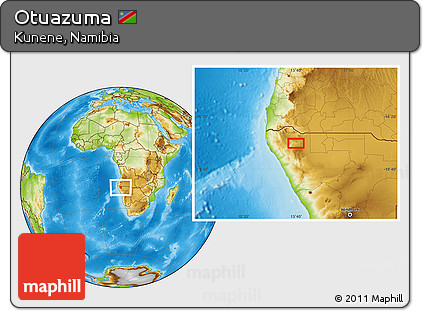 Physical Location Map of Otuazuma