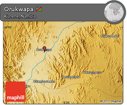 Physical Map of Orukwapa