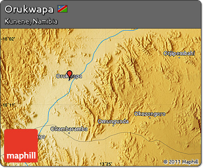 Physical Map of Orukwapa