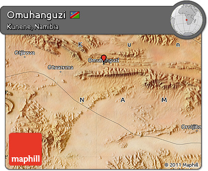 Satellite Map of Omuhanguzi