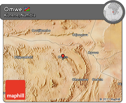 Satellite Map of Omwe