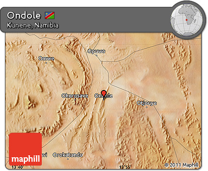 Satellite Map of Ondole