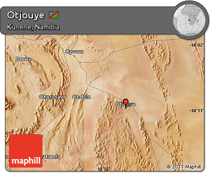 Satellite Map of Otjouye