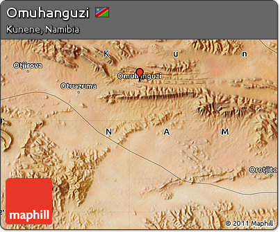 Satellite Map of Omuhanguzi
