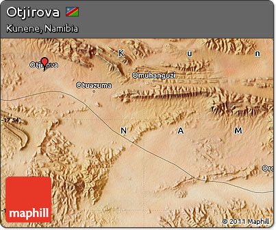 Satellite Map of Otjirova
