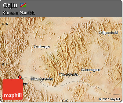 Satellite Map of Otjiu