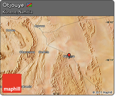 Satellite Map of Otjouye