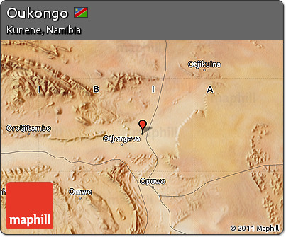 Satellite Map of Oukongo