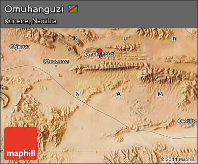 Satellite Map of Omuhanguzi