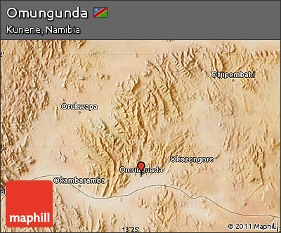 Satellite Map of Omungunda