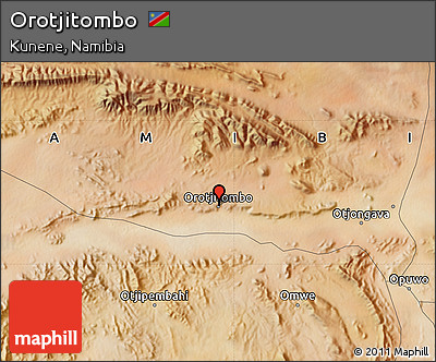 Satellite Map of Orotjitombo