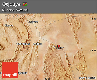 Satellite Map of Otjouye