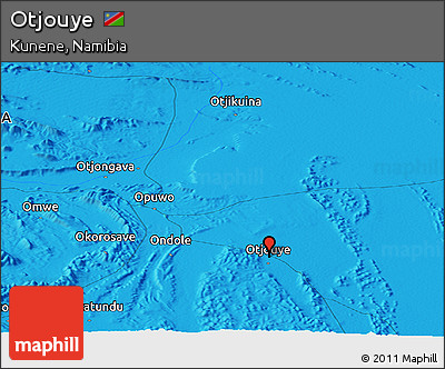 Political Panoramic Map of Otjouye