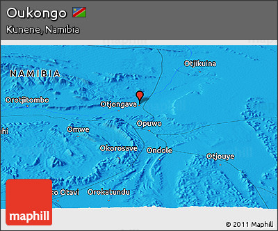 Political Panoramic Map of Oukongo