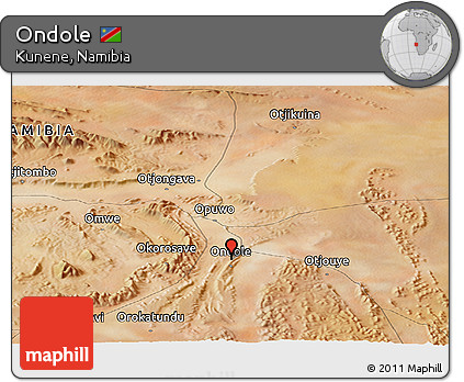 Satellite Panoramic Map of Ondole