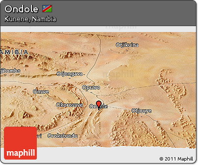 Satellite Panoramic Map of Ondole