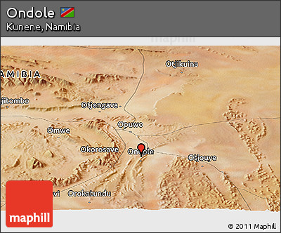 Satellite Panoramic Map of Ondole
