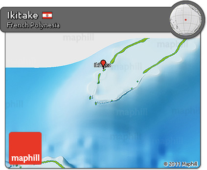 Physical 3D Map of Ikitake