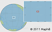 Savanna Style Location Map of the area around 18° 1' 4" S, 142° 43' 29" W