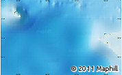 Physical Map of the area around 18° 1' 4" S, 142° 43' 29" W