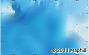 Shaded Relief Map of the area around 18° 1' 4" S, 142° 43' 29" W