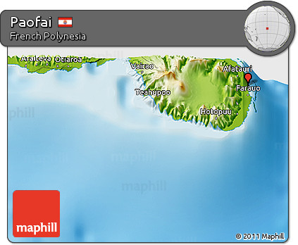 Physical 3D Map of Paofai